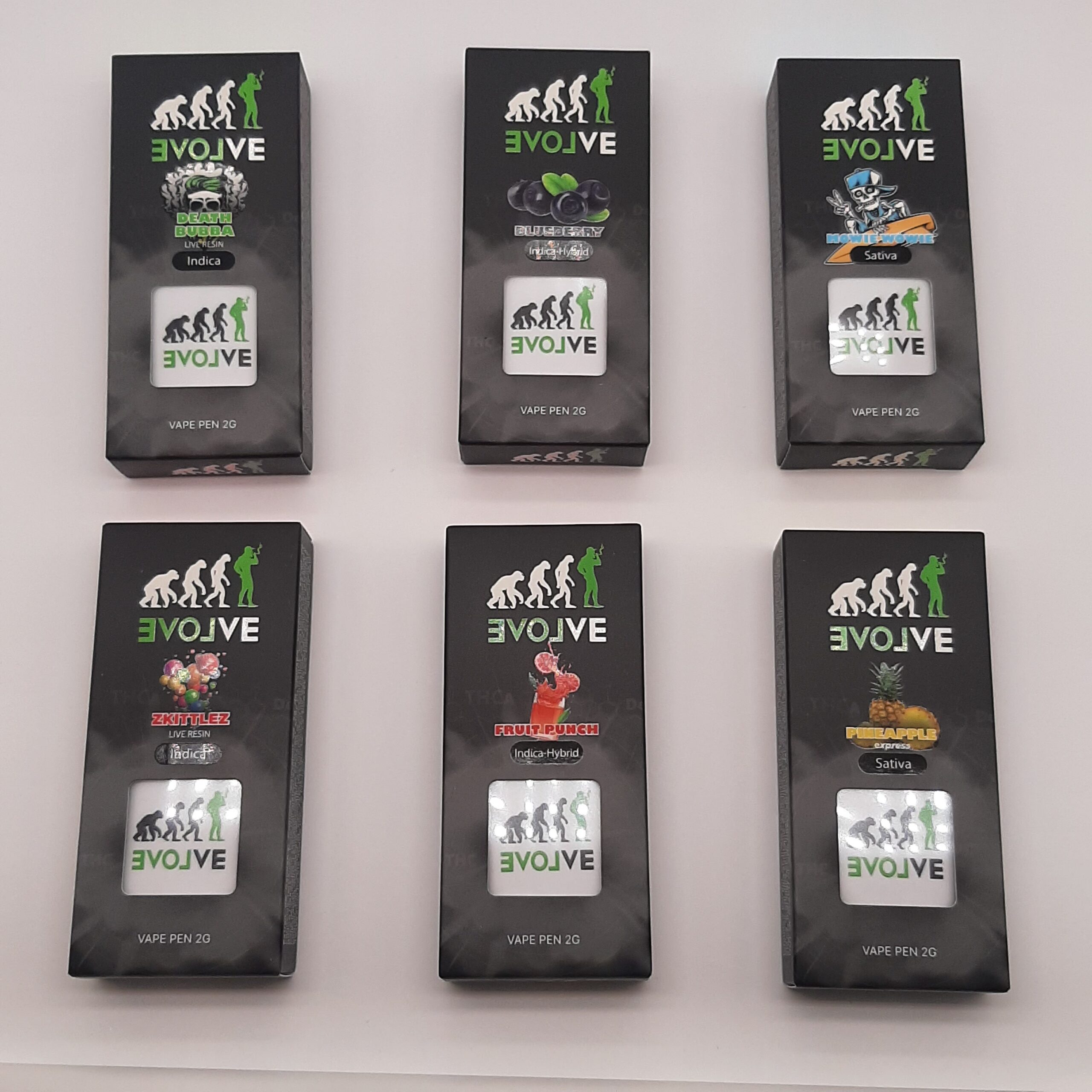 Evolve Disposable Vape pens THC 2g - Multiple Flavours Available